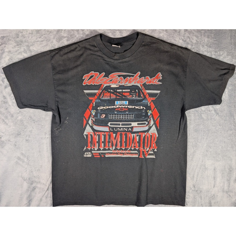 VTG 1991 Dale Earnhardt Intimidator IV Tour T-Shirt Mens XL NASCAR Single Stitch